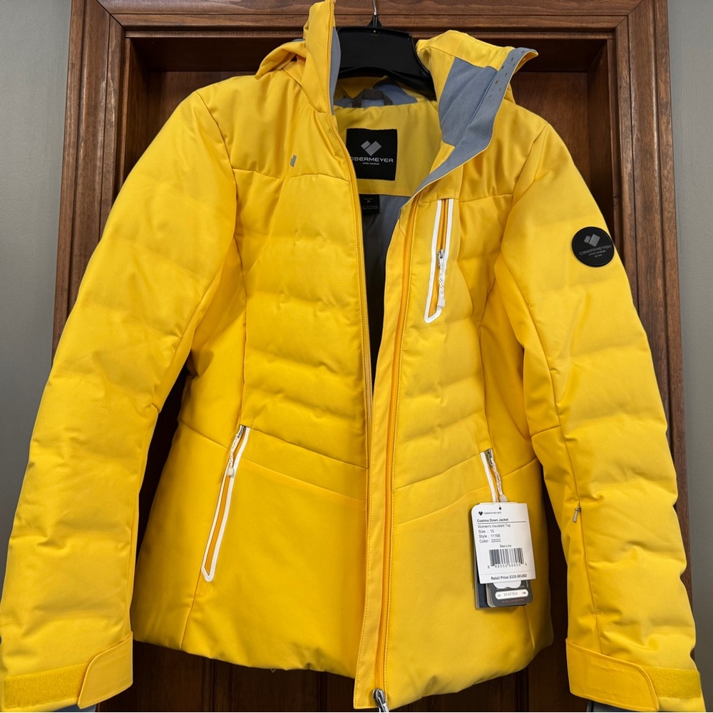Obermeyer Yellow Ski & Snow Jacket